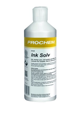 the image shows a 500ml bottle of ink solv