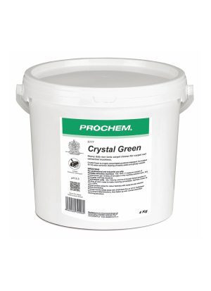 shows a tub of Prochem Crystal Green 4K.