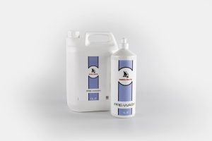 Nielsen retail pre-wash 1 litre and 5 litre bottles available
