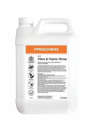 Fibre and fabric rinse