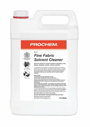 Fine fabric solvent cleaner